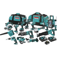 Makita XT1501 18V LXT® Lithium-Ion Cordless 15-Pc Combo Kit